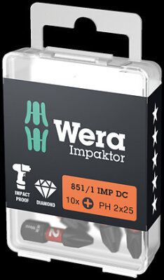 851/1 IMP DC PH DIY Impaktor PH Bits