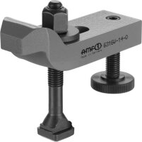 Clamping arm, cranked with support screw