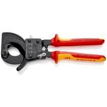 Cable cutter, (ratchet principle)