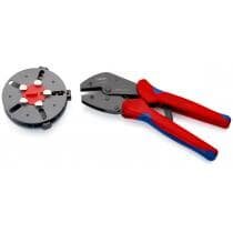 KNIPEX MultiCrimp®, crimping pliers with interchangeable magazine