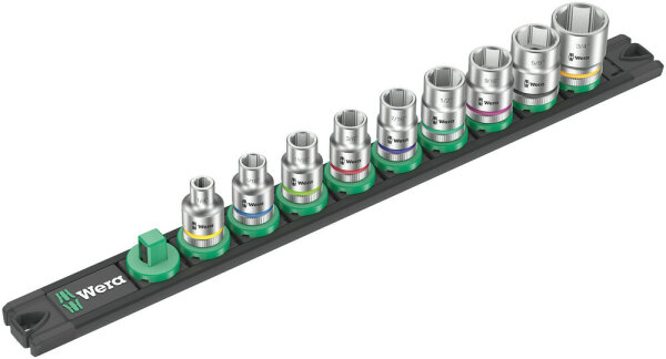 Nuss-Magnetleiste B Imperial 1 Zyklop Steckschlüsseleinsatz-Satz, 3/8"-Antrieb, zöllig, 9-teilig