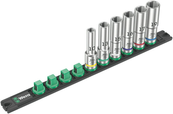 Nuss-Magnetleiste C Deep 1 Steckschlüsseleinsatz-Satz, 1/2"-Antrieb, 6-teilig