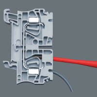 160 iS VDE-isolierter Schlitz-Schraubendreher mit reduziertem Klingendurchmesser, 0,6 x 3,5 x 100 mm