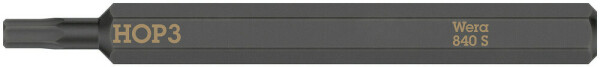 840 S Hex-Plus Innensechskant Bits für Schlagschraubendreher, 3 x 70 mm