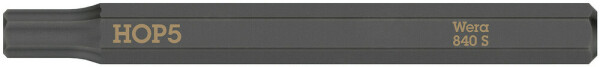 840 S Hex-Plus Innensechskant Bits für Schlagschraubendreher, 5 x 70 mm