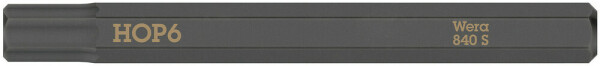 840 S Hex-Plus Innensechskant Bits für Schlagschraubendreher, 6 x 70 mm