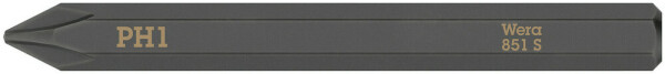 851 S Kreuzschlitz Phillips Bits für Schlagschraubendreher, PH 1 x 70 mm