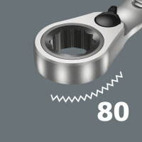 6001 Joker Switch Maul-Ringratschen-Schlüssel, umschaltbar, zöllig, 1/2" x 171 mm
