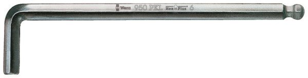 950 PKL Winkelschlüssel, metrisch, gestellverchromt, 8 x 200 mm
