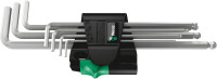 950/7 Hex-Plus Magnet 1 Magnet Winkelschlüsselsatz, metrisch, gestellverchromt, 7-teilig