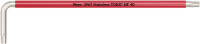 3967 SXL HF TORX® Winkelschlüssel Multicolour mit Haltefunktion, lang, Edelstahl, TX 40 x 224 mm