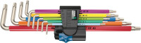 3967/9 TX SXL Multicolour HF Stainless 1 Winkelschlüsselsatz mit Haltefunktion, Edelstahl, 9-teilig