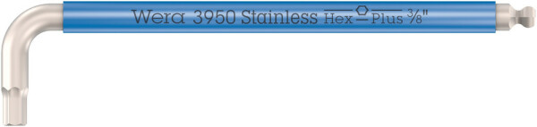 3950 SPKL Multicolour Imperial Winkelschlüssel, zöllig, Edelstahl, 3/8" x 224 mm