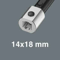 7780 Einsteck-Maulschlüssel, 14x18 mm, 13 x 56 mm