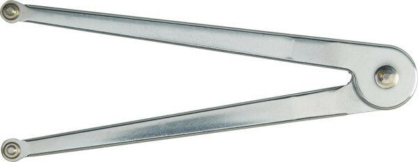 Stirnlochschlüssel verstellbar Edelstahl 11-60mm/4mm Zapfen AMF