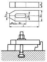 Spanneisen DIN6314Z 11x80mm AMF