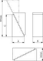 Spannunterlage Gr.1 33x19,0x38mm AMF