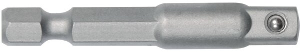 1/4" Bit Adapter L50 mm fuer;Stecknuesse 1/4"