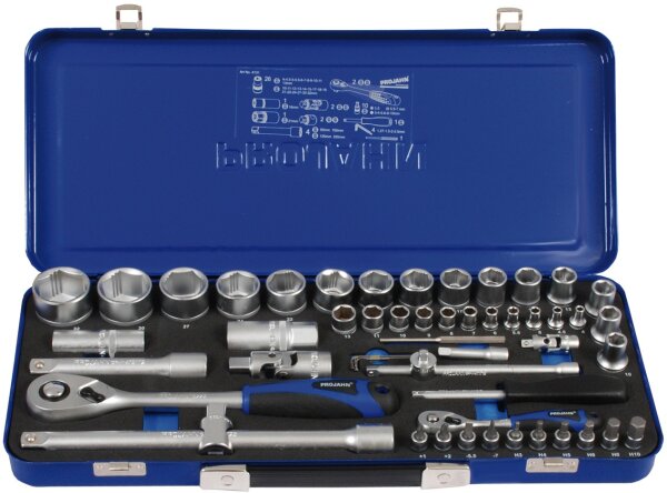 Xi-on 1/4" + 1/2" Steckschluessel Satz;54tlg