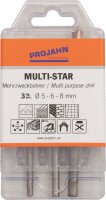 Multistar Satz 3-tlg. 5, 6, 8 mm