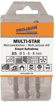 Multi-Star Satz 3-tlg. 6-kant 5, 6, 8 mm