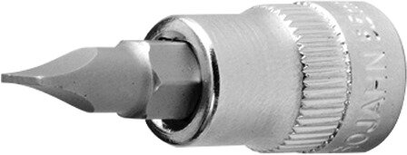 1/4" Bit Stecknuss Schlitz 4 mm