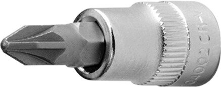 1/4" Bit Stecknuss Pozidriv Nr 1