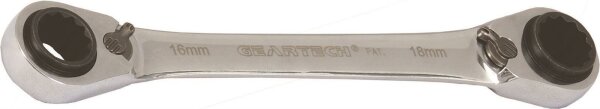 GearTech 4 in 1 Doppelring Schluessel;8*10 + 12*13mm;