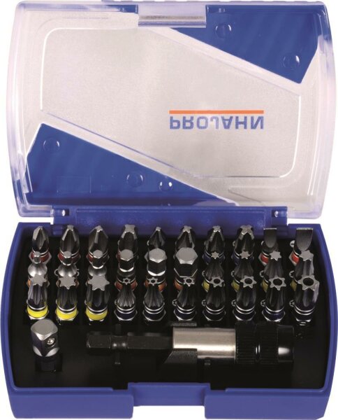 1/4" PROJAHN Bit Box mit markierten Bits;32tlg