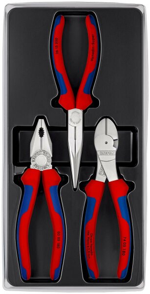 KNIPEX 00 20 11 V01 Montage-Paket 1 x 26 15 200, 1 x 03 05 180, 1 x 74 05 180