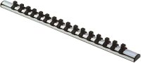 3/8" Stecknuss-Schiene, magnetisch, 14 Clips;L=300mm