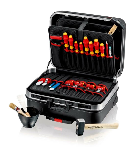 KNIPEX 00 21 06 HL S Werkzeugkoffer "BIG Basic Move" Elektro 24-teilig 515 mm