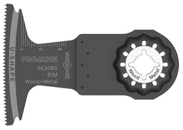 Tauchsägeblatt für Holz &. Metal, BIM,;Starlock, 65mm x 40mm, 5 VE