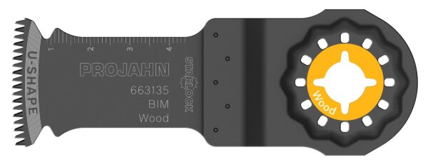 Tauchsägeblatt für Holz, BIM,;Starlock, 32mm x 50mm, 5 VE