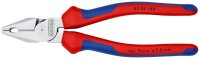 KNIPEX 02 05 180 Kraft-Kombizange mit Comfort-Griffen verchromt 184 mm