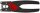 KNIPEX 12 64 180 Automatische Flachkabel-Abisolierzange  180 mm