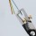 KNIPEX 13 62 180 StriX® Abisolierzangen mit Kabelschere mit Mehrkomponenten-Hüllen schwarz atramentiert 180 mm
