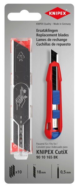 KNIPEX 90 10 165 E02 Ersatzklingen für 90 10 165 BK (10x)