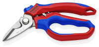 KNIPEX 95 05 20 SB Gewinkelte Elektrikerschere mit...