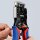 KNIPEX 97 51 12 SB Crimpzange für Westernstecker mit Mehrkomponenten-Hüllen brüniert 200 mm