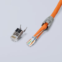 KNIPEX 97 51 13 SB Crimpzange für RJ45-Westernstecker mit Mehrkomponenten-Hüllen brüniert 190 mm