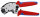 KNIPEX 97 53 19 Twistor® T Selbsteinstellende Crimpzange für Aderendhülsen mit drehbarem Crimpkopf mit Mehrkomponenten-Hüllen verchromt 200 mm