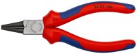 KNIPEX 22 02 140 Rundzange mit Mehrkomponenten-Hüllen schwarz atramentiert 140 mm