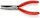 KNIPEX 30 11 140 SB Langbeckzange mit Kunststoff überzogen schwarz atramentiert 140 mm