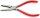 KNIPEX 30 11 190 Langbeckzange mit Kunststoff überzogen schwarz atramentiert 190 mm