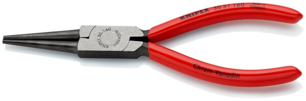 KNIPEX 30 31 160 SB Langbeckzange mit Kunststoff überzogen schwarz atramentiert 160 mm