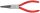 KNIPEX 30 31 160 SB Langbeckzange mit Kunststoff überzogen schwarz atramentiert 160 mm