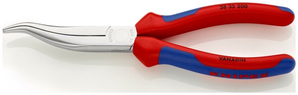 KNIPEX 38 35 200 Mechanikerzange mit Comfort-Griffen verchromt 200 mm