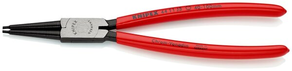 KNIPEX 44 11 J3 Sicherungsringzange für Innenringe in Bohrungen mit Kunststoff überzogen schwarz atramentiert 225 mm