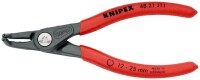 KNIPEX 48 21 J11 Präzisions-Sicherungsringzange für Innenringe in Bohrungen mit rutschhemmendem Kunststoff überzogen grau atramentiert 130 mm